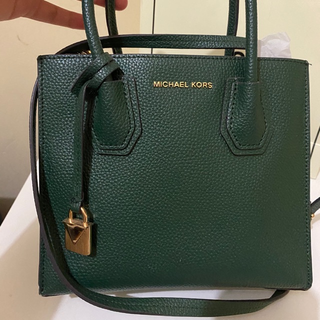 Preloved ORIGINAL MK Mercer Small Bag in green