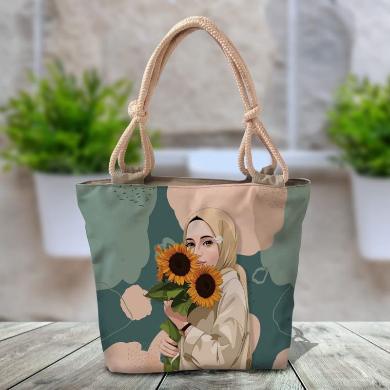 Tas Kanvas Hijab Series (L)
