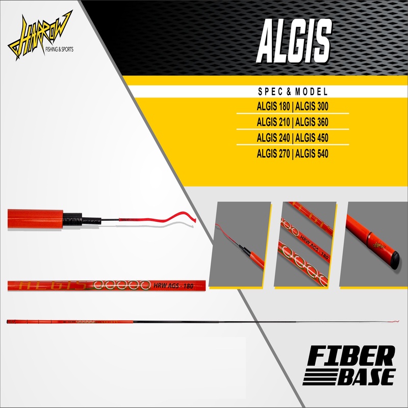 Tegek Pancing Murah Harrow Algis 180cm - 360cm