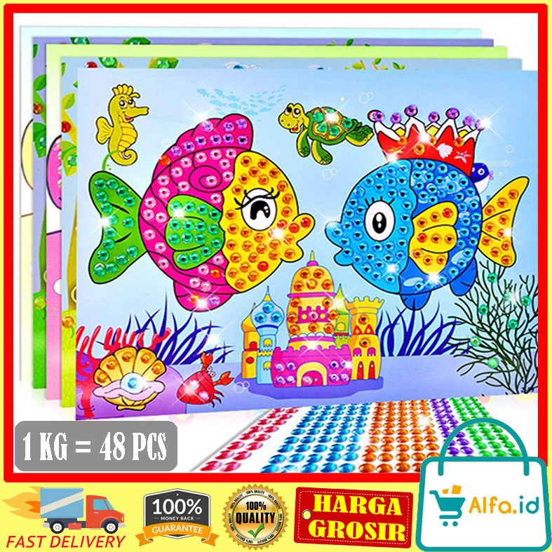 ALFA ID STIKER MANIK TEMPEL DIAMOND BIG PAINTING ALFA ID STIKER MANIK TEMPEL DIAMOND BIG PAINTING