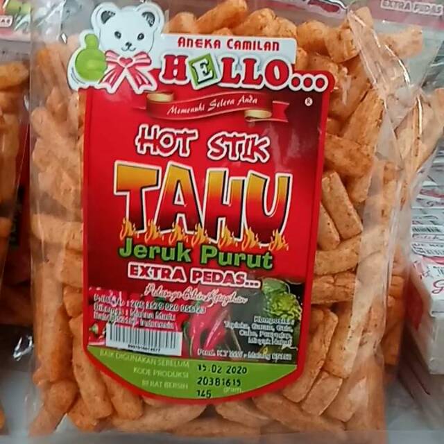 

Stik Tahu Jeruk Purut Ekstra Pedas 145gr