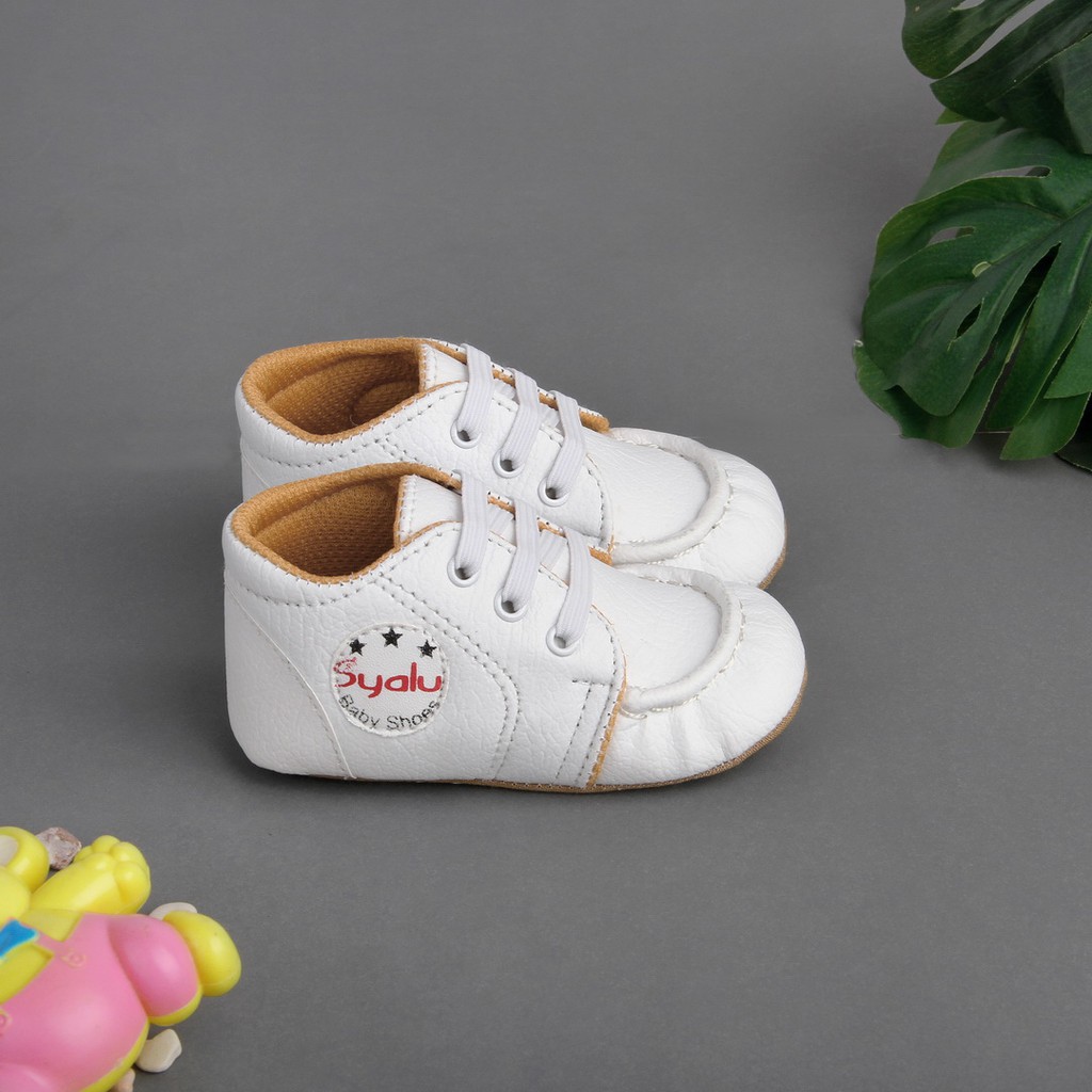 PW02 Sepatu Anak Bayi Newborn Prewalker Laki Laki Usia 0 3 6 9 Bulan Lucu Murah Terbaru Discount