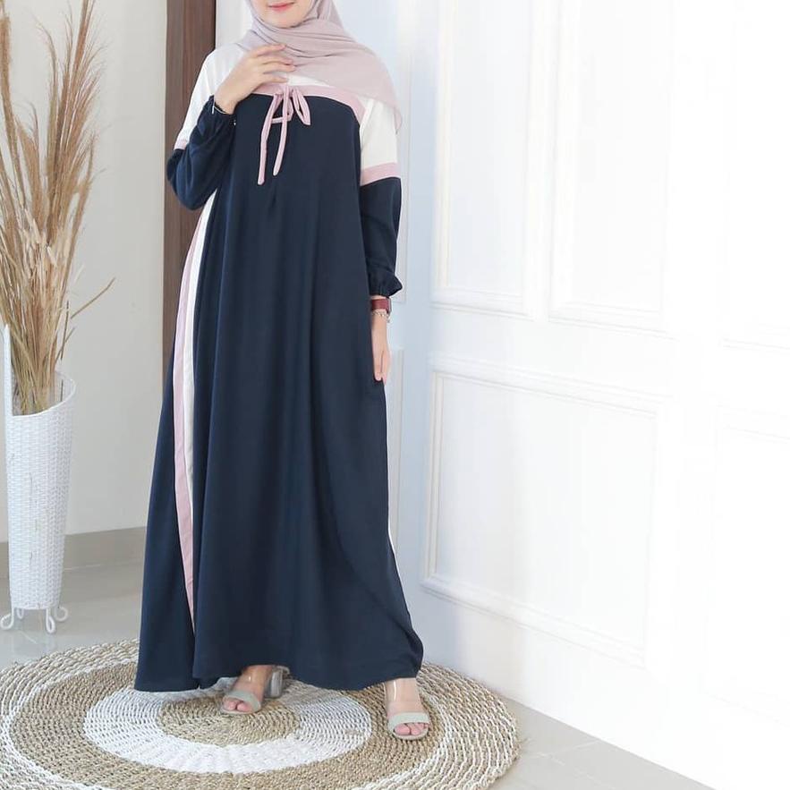 ♣ Maena Gamis Wanita Terbaru Grosironlinemurah / Gamis Dewasa Busui / Gamis Remaja ✧