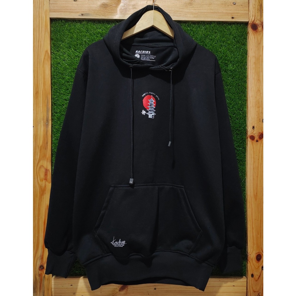 hoodie pria distro original asli bandung sweater jumbo xxl cowok polos lokal brand khacios warna hit