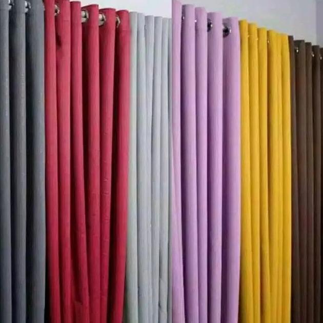 gorden blackout polos tinggi 250 cm