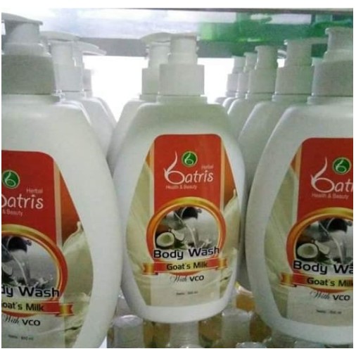 Batrisyia Body Wash Goat Milk 500 ml, Sabun Mewah Batris