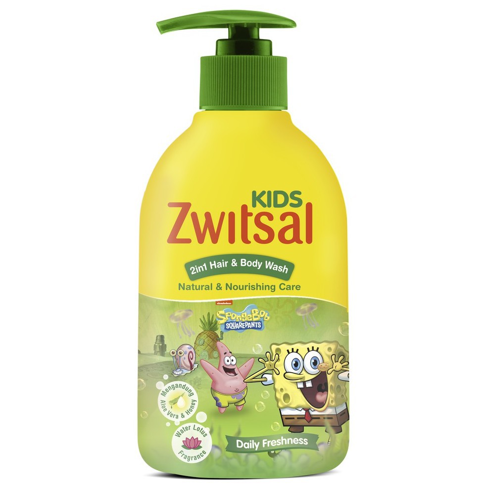- Zwitsal Kids 2in1 Hair &amp; Body Wash Noutural &amp; Nourishing  Care 280ml