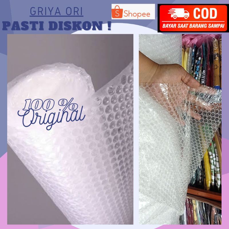 

Bubble Wrap Meteran 125 X 100 Cm