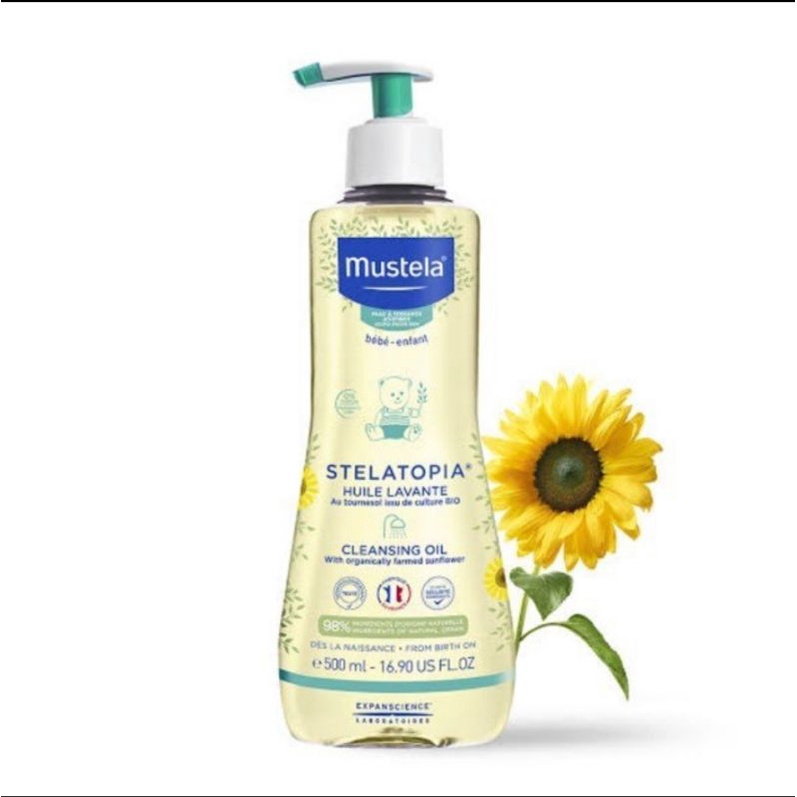 Mustela STELATOPIA huile lavante cleansing oil 500ml