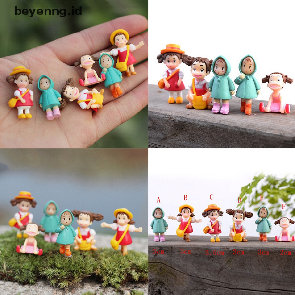 Beyen Miniatur Boneka Anak Perempuan Untuk Dekorasi Taman Minifairy Garden