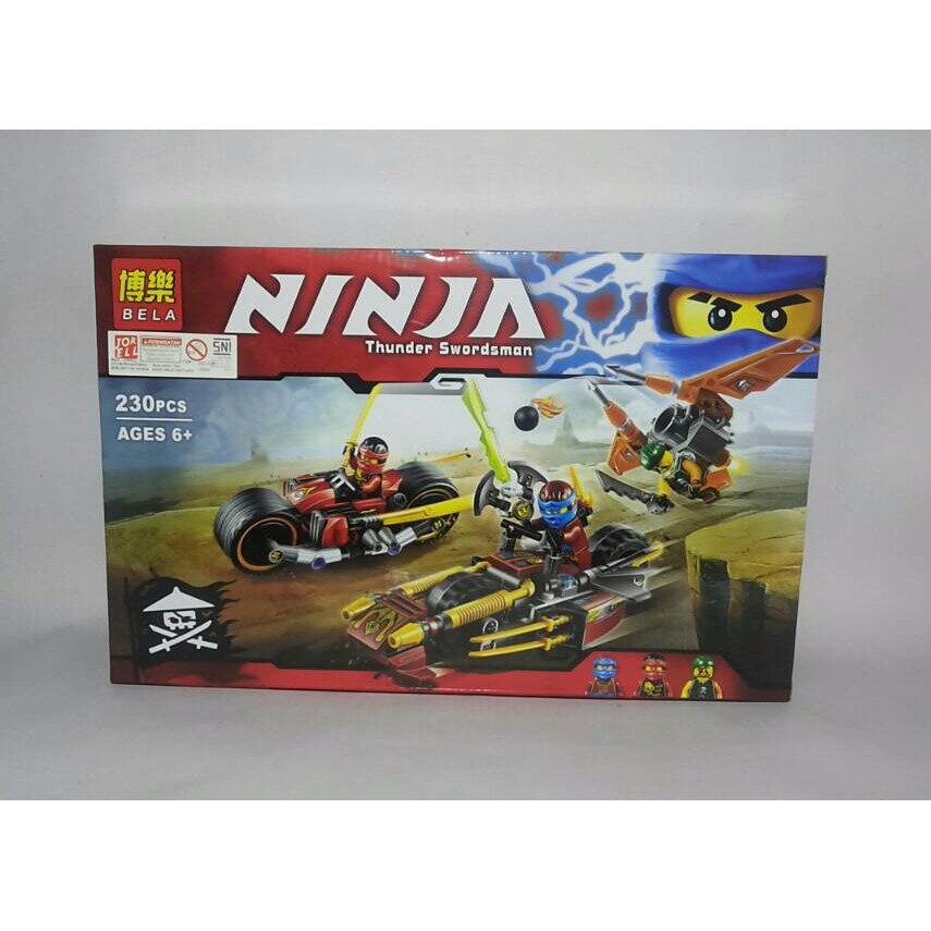 Lego Bela Ninja Thunder Swordsman str dsc