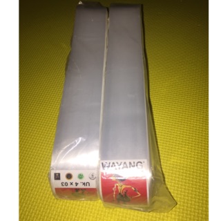 isi500gram PLASTIK  PP ROLL  4cm 15cm bening panjang  tanpa 