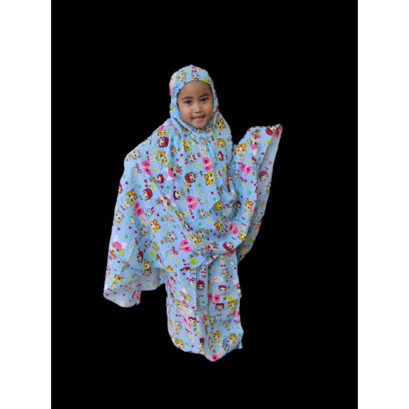 Mukena Anak LOL Katun Rayon Aqilla