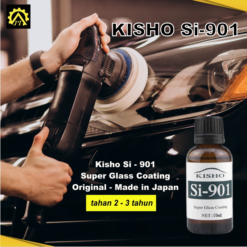 Kisho Si 901 Made in Japan 30 ml, Super Glass Coating, Efek Daun Talas, Nano Ceramic Coating Origina