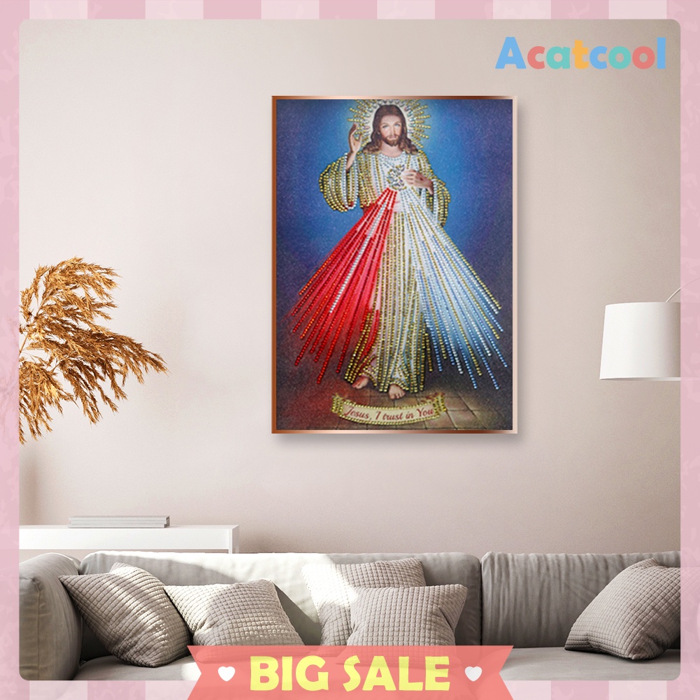 Jesus 5D Rhinestone DIY Pictures Special Shaped Kit Diamond Painting Craft