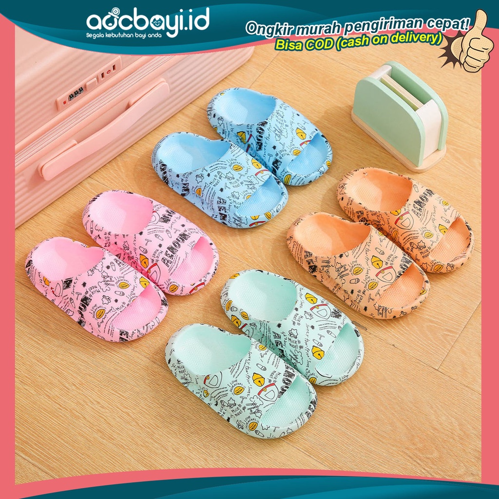 ☀ACCBAYI☀ SA016 SANDAL ANAK MOTIF /SENDAL ANAK / SANDAL BAYI / SANDAL CUTE UNISEX CUTE SEPATU ANAK IMPORT