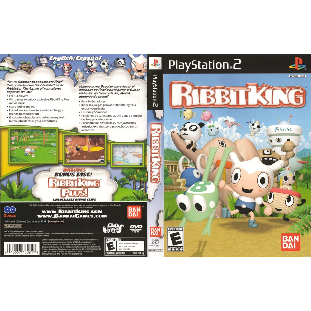 Kaset PS2 RIBBIT KING