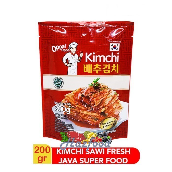 

KIMCHI Sawi Fresh / Kimchi Halal / Kimchi Korea 200G - Makanan Korea