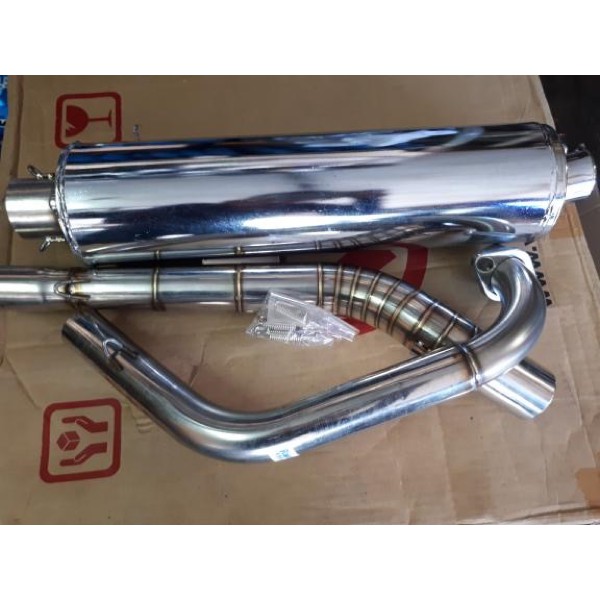 knalpot tsukigi Thailand satria fu full crome