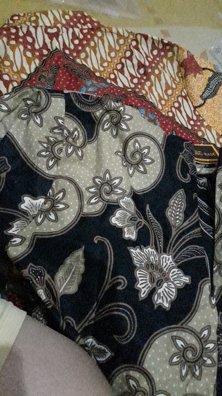 Benang Raja Tunik Batik Wanita Lengan Panjang Ukuran Jumbo 2xl 3xl 4xl 5xl