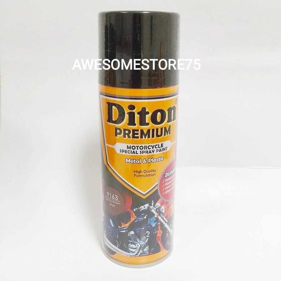 DITON PREMIUM * Y 9163 SPORTY BROWN MATTE Coklat YAMAHA Cat Semprot Pilox Pylox