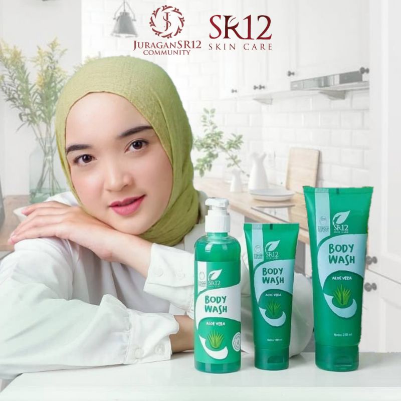 SR12 SABUN MANDI ALOEVERA BPOM / SABUN BADSN CAIR PENCERAH &amp; MELEMBABKAN