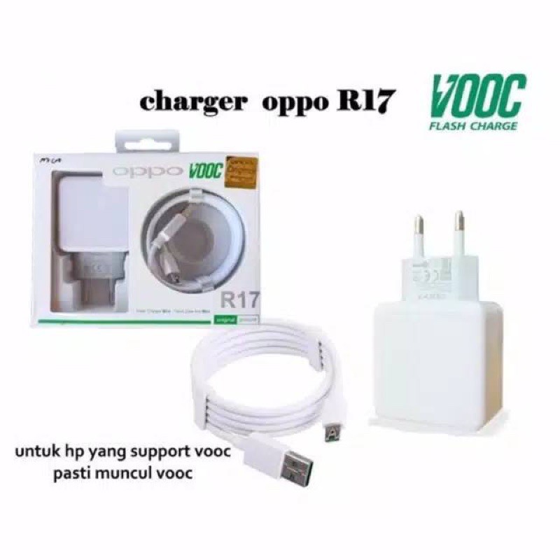 Travel Charger Oppo R17/AK799 Vooc 4.0A Original