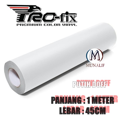 Jual P Cm X L Cm Skotlet Putih Doff Scotlet Dop Stiker Matte