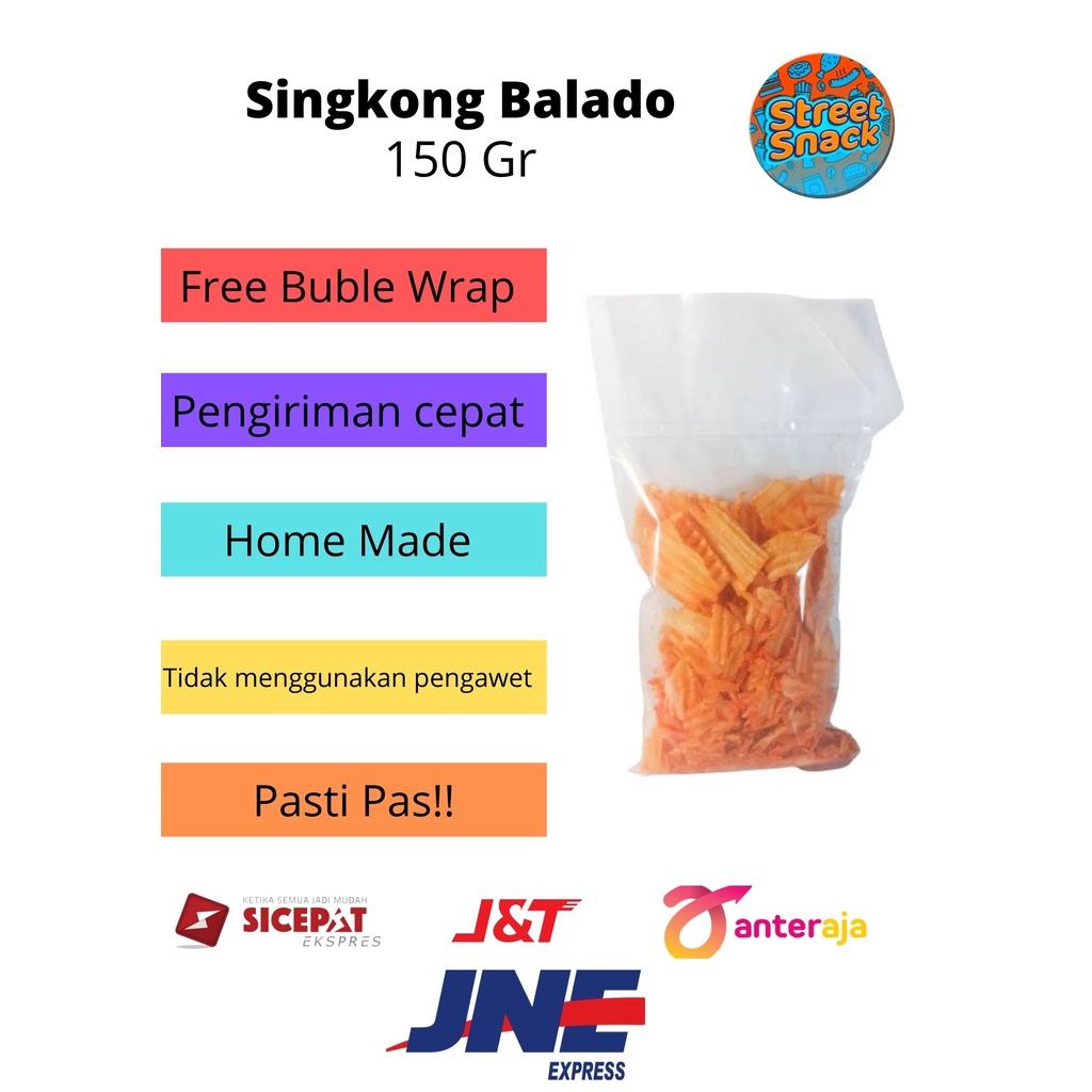 

KRIPIK SINGKONG BALADO [150 Gr]