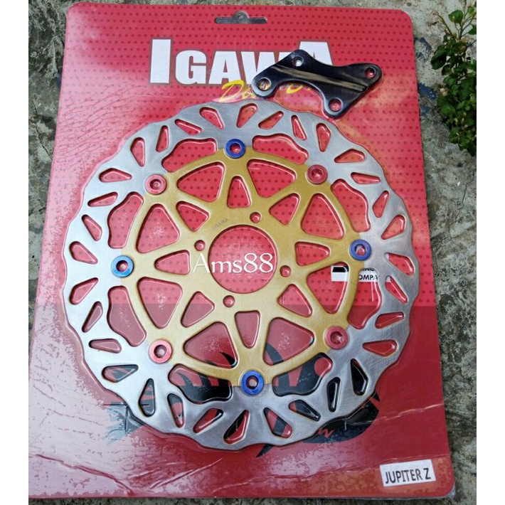 Piringan Cakram Disc Depan 300mm + Breket Variasi Motor Jupiter Z -Vega R-FiZR