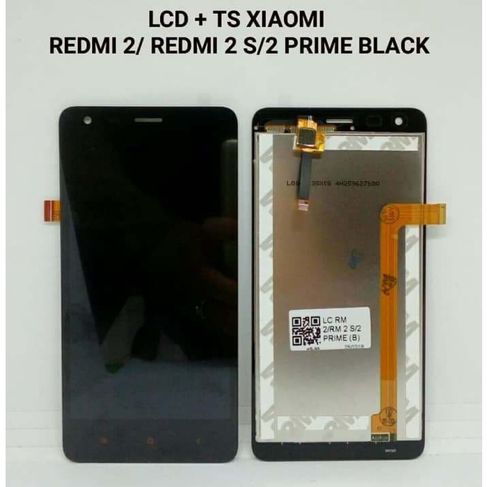 Layar LCD TS Touchscreen Fullset XIAOMI REDMI 2 - REDMI 2 PRIME - REDMI 2S - BLACK