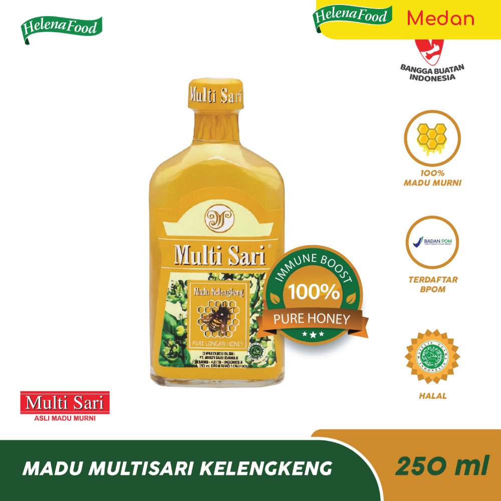 

Madu Murni Asli Multisari Kelengkeng 250 ml
