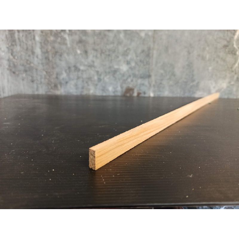 kayu pinus stick batang 1,5 cm x 0,5 cm x 60 cm kerajinan tangan variasi