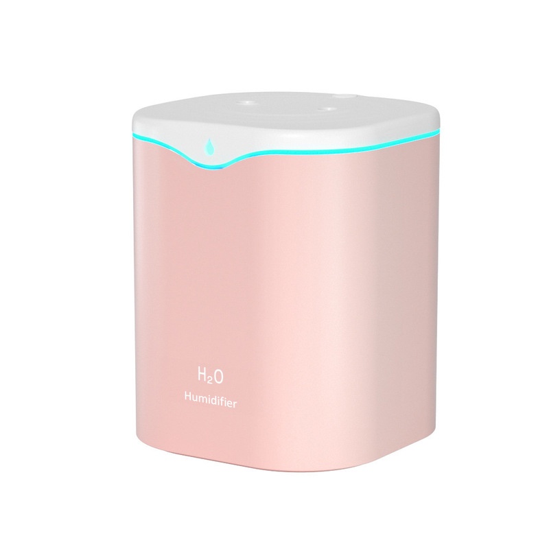 ANQI SHOP Humidifier K7 Air Aromaterapi Diffuser Dual Mist 2ltr Dual Mist VS-1833-Pink
