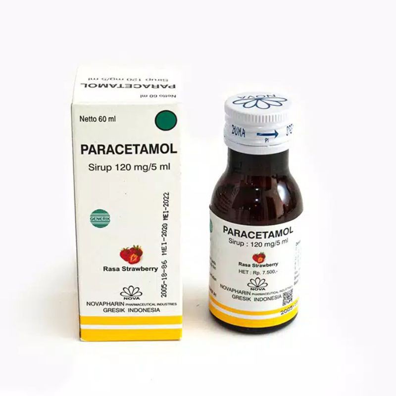 PARACETAMOL SIRUP 60ML NOVA OBAT PENURUN PANAS