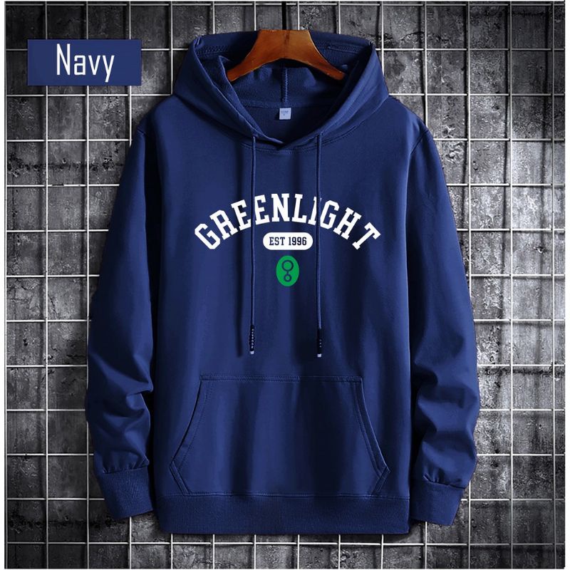 Jaket Hoodie pria greenlight/Hoodie pria/jamper pria/sweater pria/Hoodie polos/Hoodie murah/Hoodie k