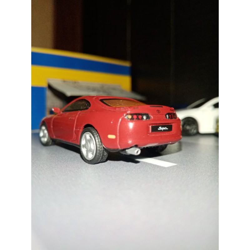 mini gt toyota supra mk4 red minus loose