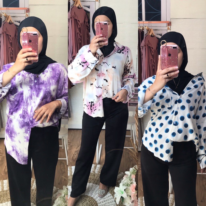 KEMEJA VISCOSE PREMIUM OVERSIZE PATTERN