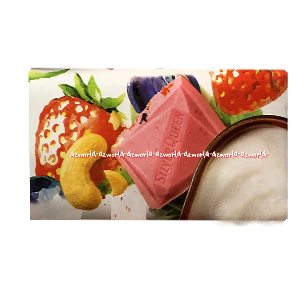 Silverqueen Very Berry Yoghurt 30gr Green Tea Coklat Silver Queen Hijau Strawberry