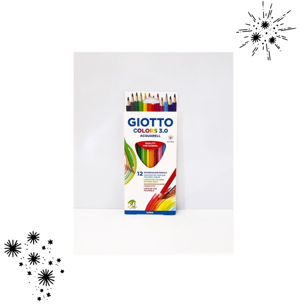 

BOX 12 GIOTTO COLOR 3,0 TRIANGULAR ACQUARELL