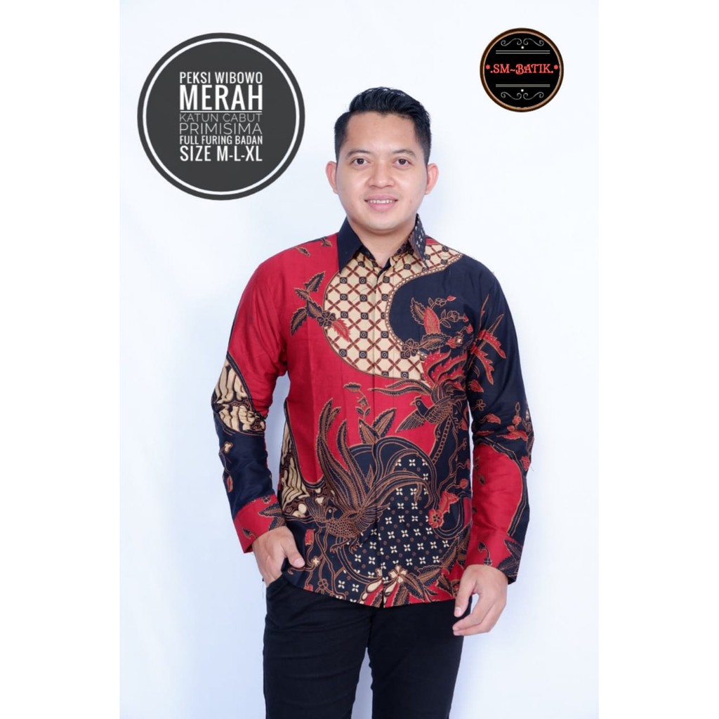 PEKSI WIBOWO MERAH KEMEJA BATIK PRIA SOLO LENGAN PANJANG LAPIS FURING ATASAN BATIK PREMIUM MODERN ATASAN BATIK PREMIUM MODERN SM BATIK Gurdo Pari KLABANG IRENG PEKSI BIRU AKAR MERAH SAMUDRA WARNA ASWANGGA 6 SEMAR PUTIH PEKSI SELING NGOPI NEW KAWUNG PUTIH