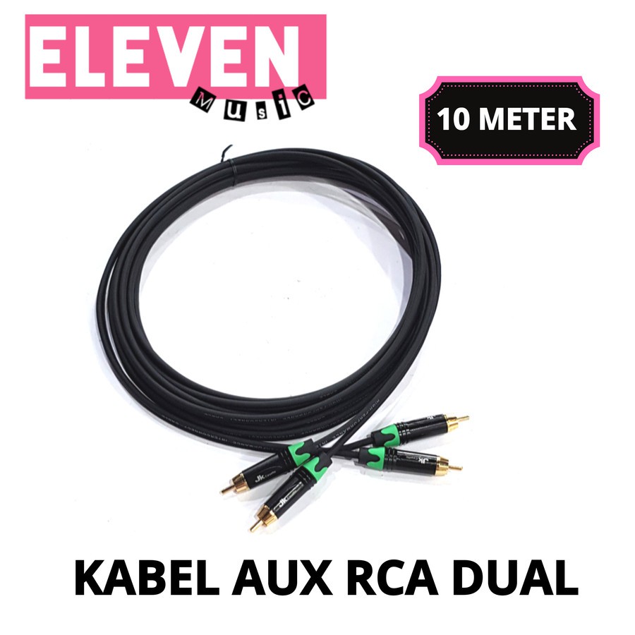 kabel audio dual rca 10 meter