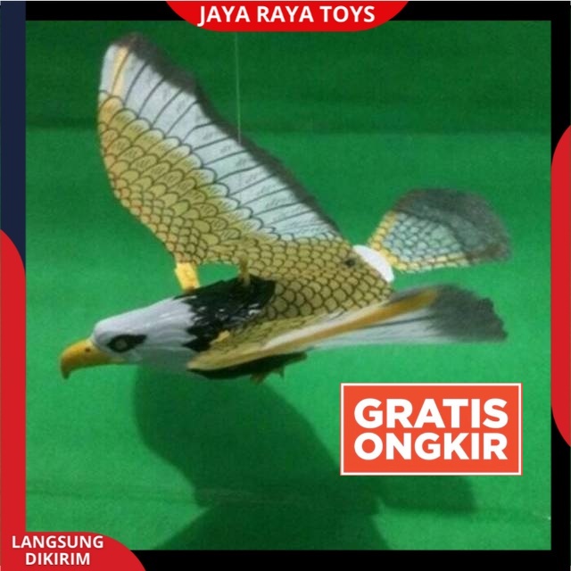 ( BISA COD ) PROMO Mainan Anak Burung Elang Gantung Pakai Baterai Ada Suara Dan Mata Menyala / Mainan Anak Laki Laki / Mainan Anak Perempuan TERMURAH