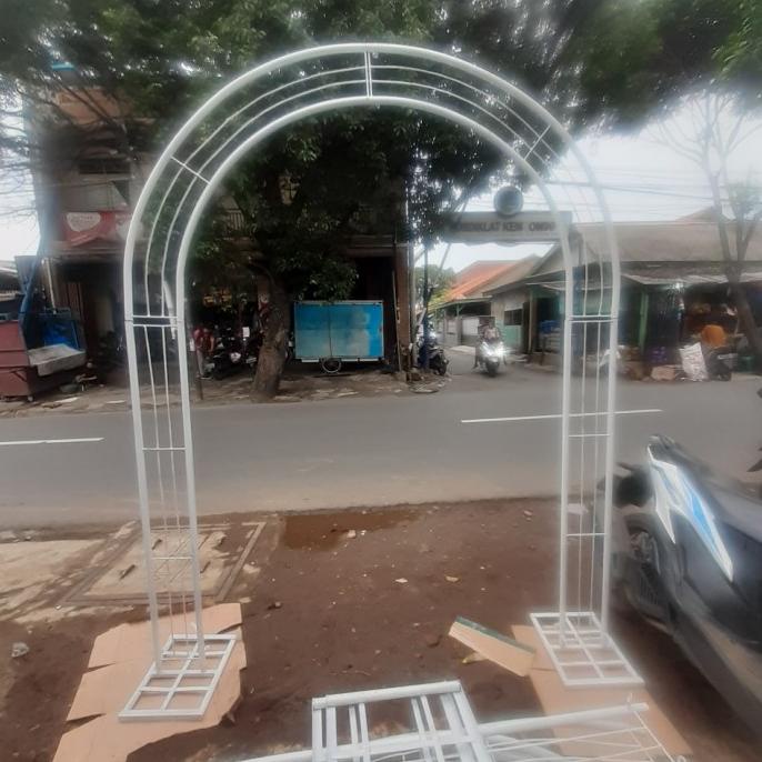 pergola lengkung hadap depan Termurah