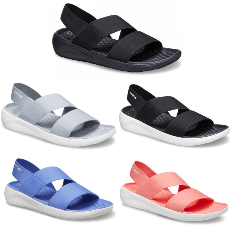 Sandal Crocs LiteRide Stretch | Sandal Crocs | Sandal Wanita | Sandal Karet Wanita | Sepatu Sandal W
