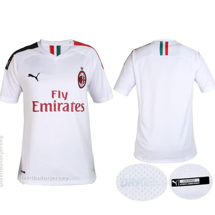 Jersey Bola Milan Away 2019/2020 Grade ori - S