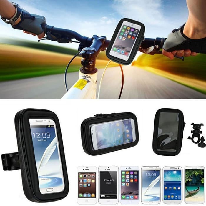 HP / Phone Holder / Gps / Holder / Waterproof / Sepeda / Motor / Tempat Hp
