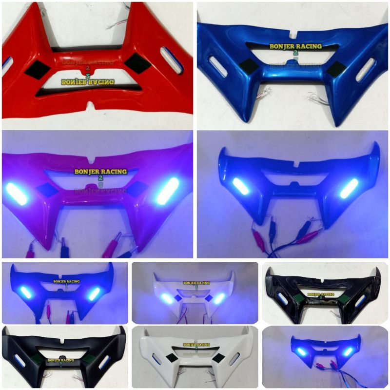 winglet plus lampu LED Honda Beat esp dan Beat street  2016-2019