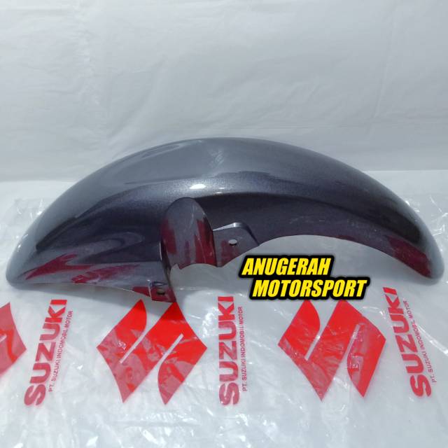 ORI spakbor depan Satria Fu abu-abu facelift 2014