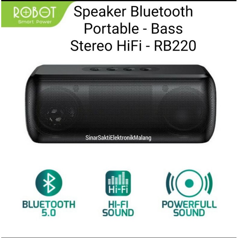 Robot Speaker Bluetooth Portable Mini USB Bass HiFi RB220 Original Stereo